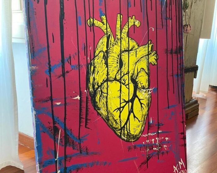 andrea magrini heart in he box heart in a box vinicio mascarello intervista arte cuori quadri paolo stella